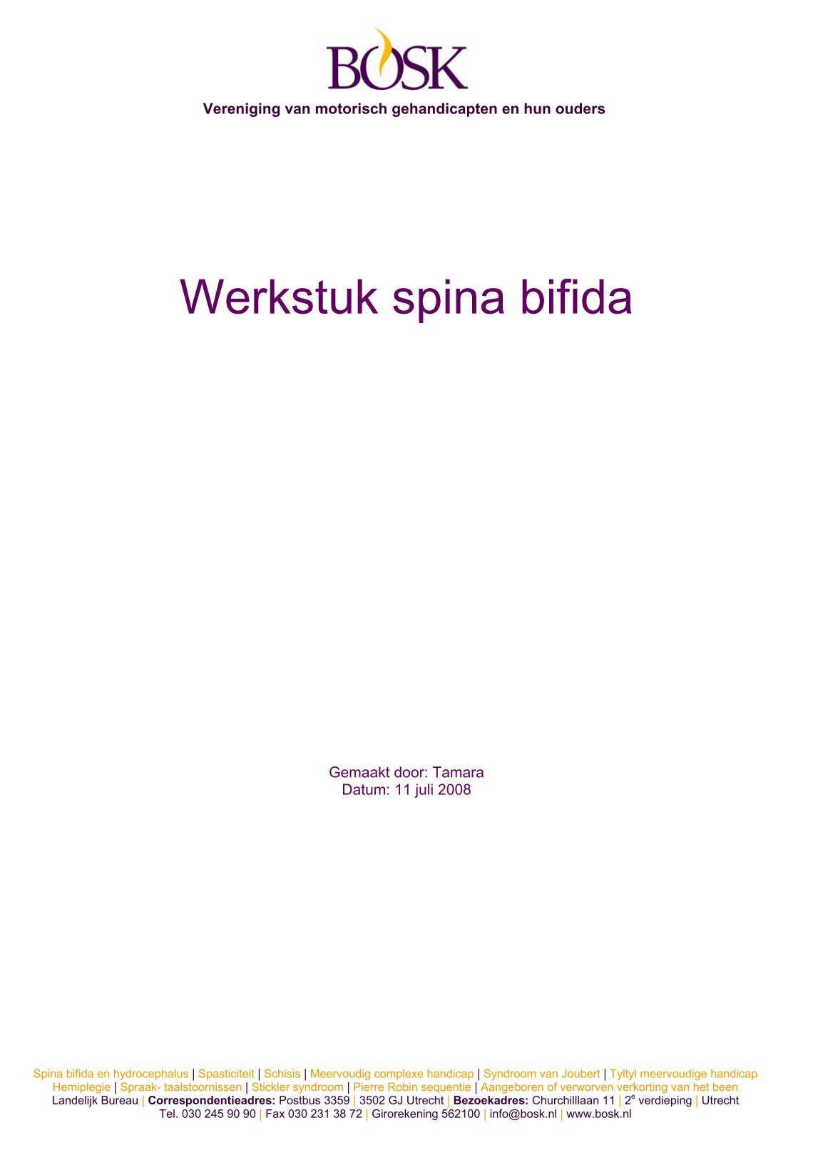 kenmerken spina bifida kenmerken spina bifida